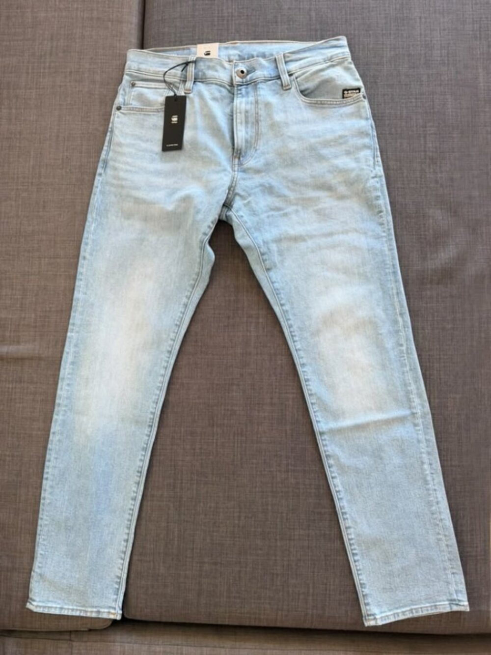 G-STAR 3301 Slim Jeans 31x30 Medium Blue Denim